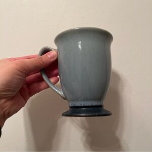 Denby England Footed Mug in Gray